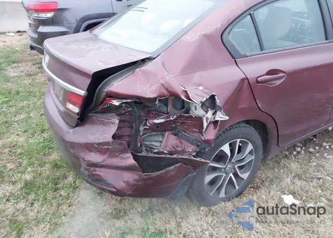 2013 Honda Civic Ex z USA, uszkodzony, nr VIN 2HGFB2F89DH510945